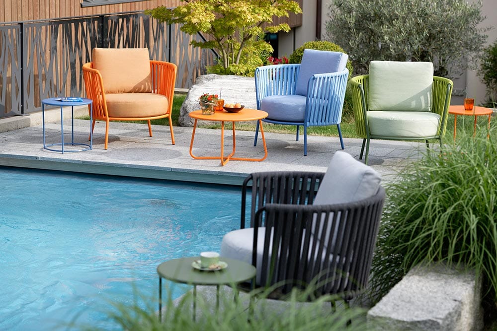 Hunn Granada Fauteuil club avec Cordes