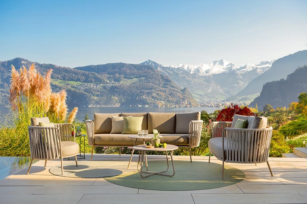 Hunn Granada Fauteuil club Maxi avec Cordes