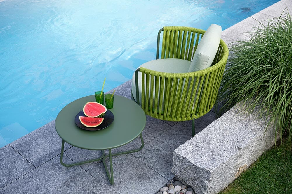 Hunn Granada Table basse ronde Ø 65cm hauteur 40cm