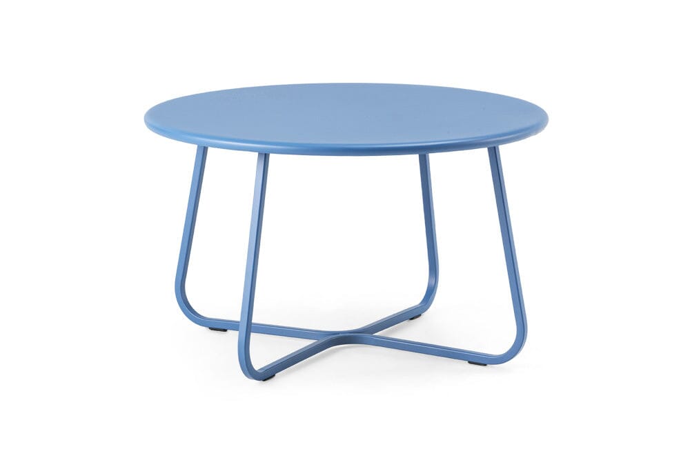 Hunn Granada Table basse ronde Ø 65cm hauteur 40cm Bleu