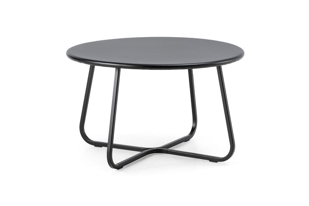 Hunn Granada Table basse ronde Ø 65cm hauteur 40cm Noir