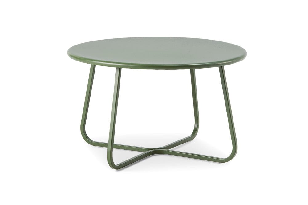 Hunn Granada Table basse ronde Ø 65cm hauteur 40cm Vert