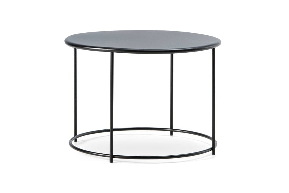 Hunn Granada Table basse ronde Ø60cm h:45cm Noir