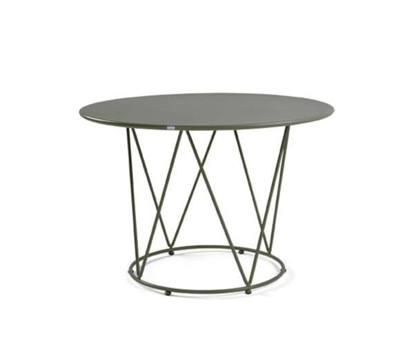 Hunn Granada Table repas ronde Ø110cm h:75cm Vert