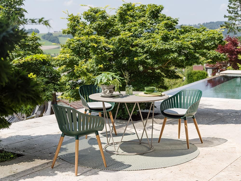 Hunn Granada Table repas ronde Ø130cm h:75cm