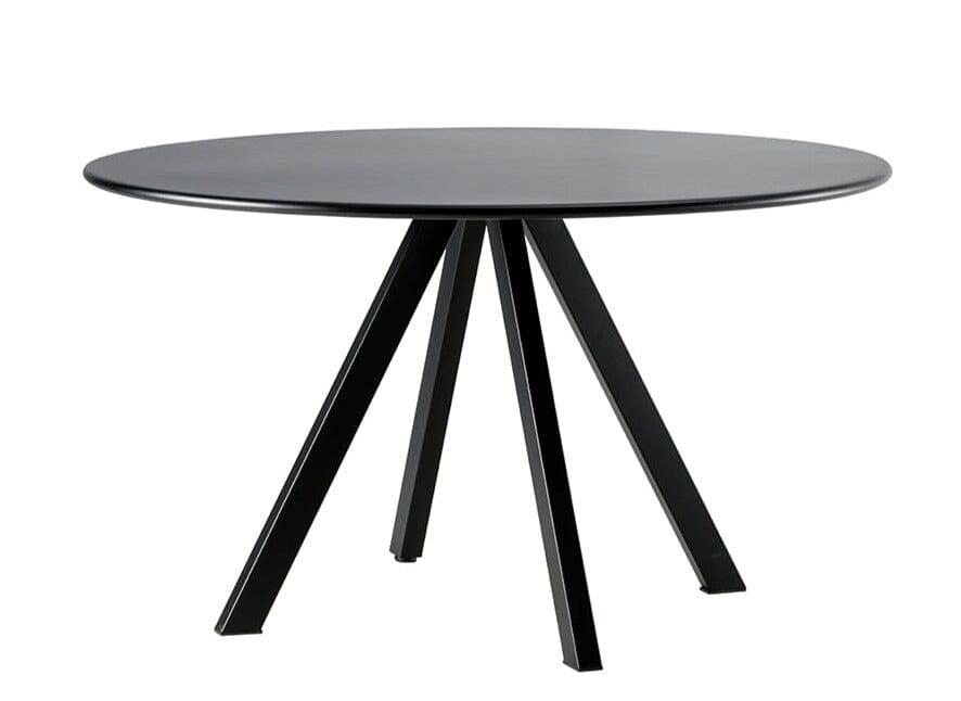 Hunn Granada Table repas ronde Ø130cm h:75cm Noir
