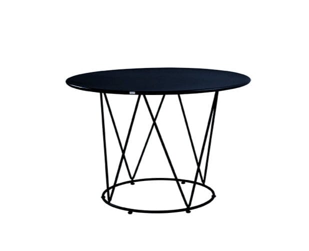 Hunn Granada Table repas ronde Ø130cm h:75cm Noir