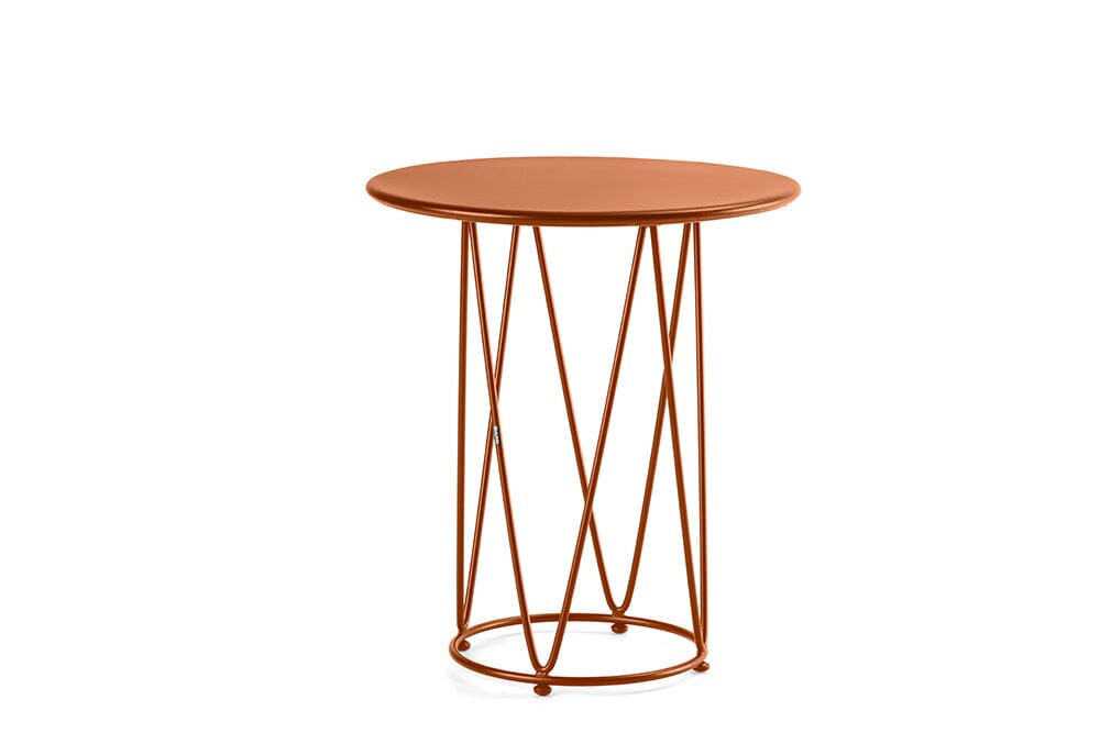 Hunn Granada Table repas ronde Ø65cm h:75cm Orange