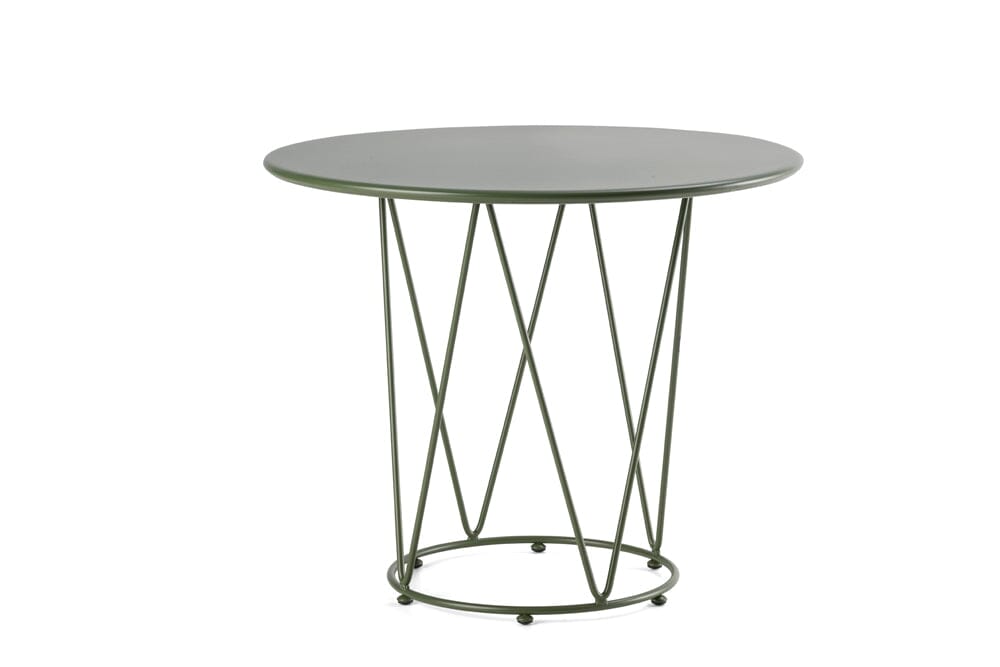 Hunn Granada Table repas ronde Ø90cm h:75cm Vert