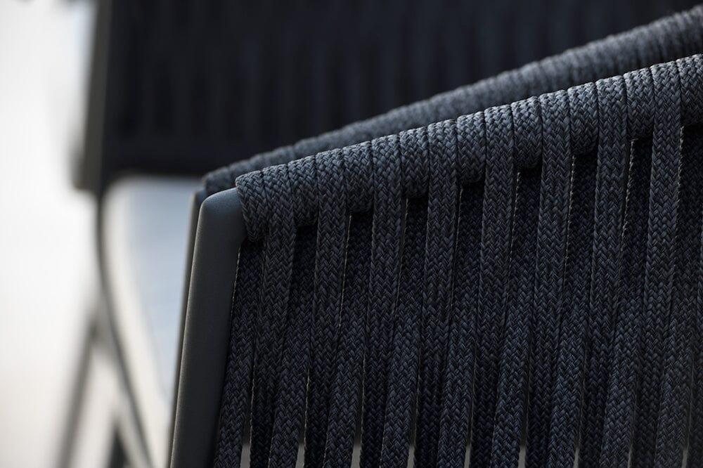 Hunn Kapstadt Fauteuil repas avec Cordes, coussins en sus