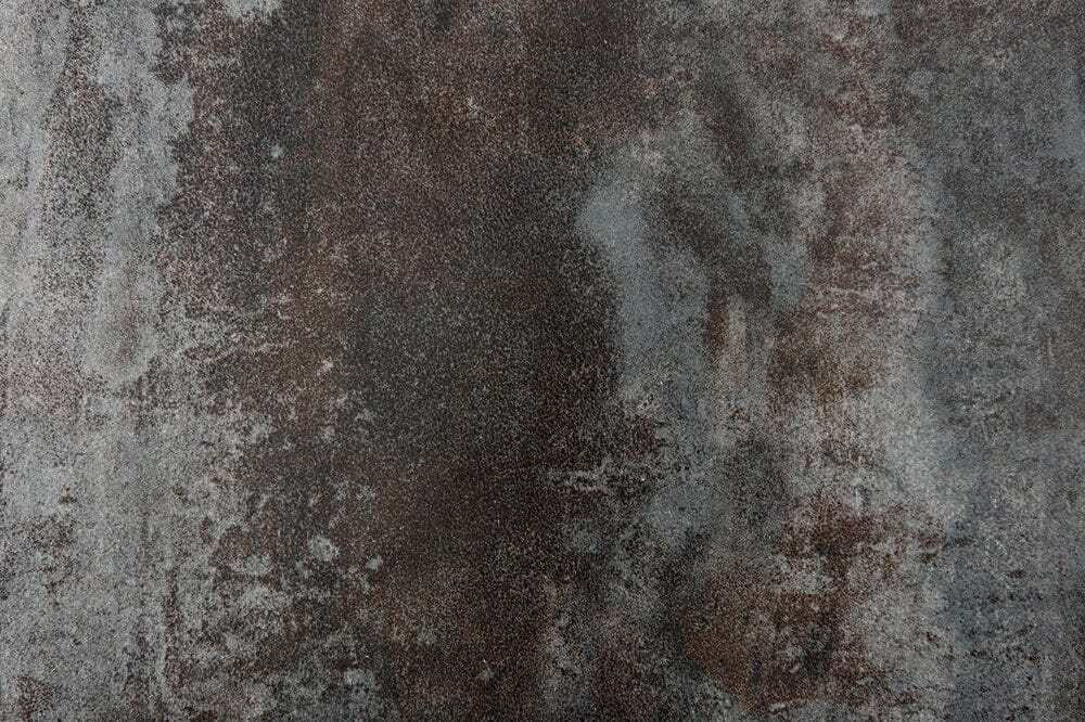 Hunn Kapstadt Table repas Ø80cm Anthracite Céramique Oxido Noir 7mm