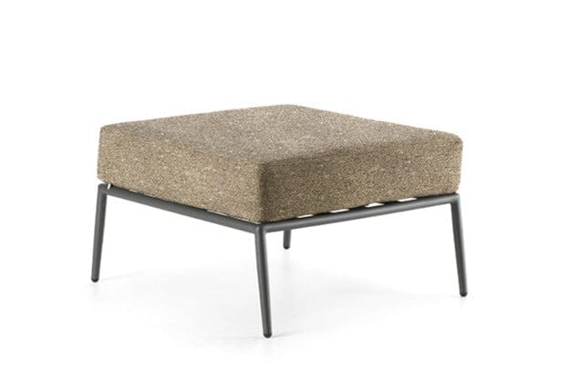 Hunn Kapstadt Tabouret/Repose-pieds Anthracite Havanna Noir