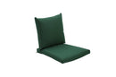 Hunn Mali Jeu de Coussins pour fauteuil repas Solid Vert Sapin 