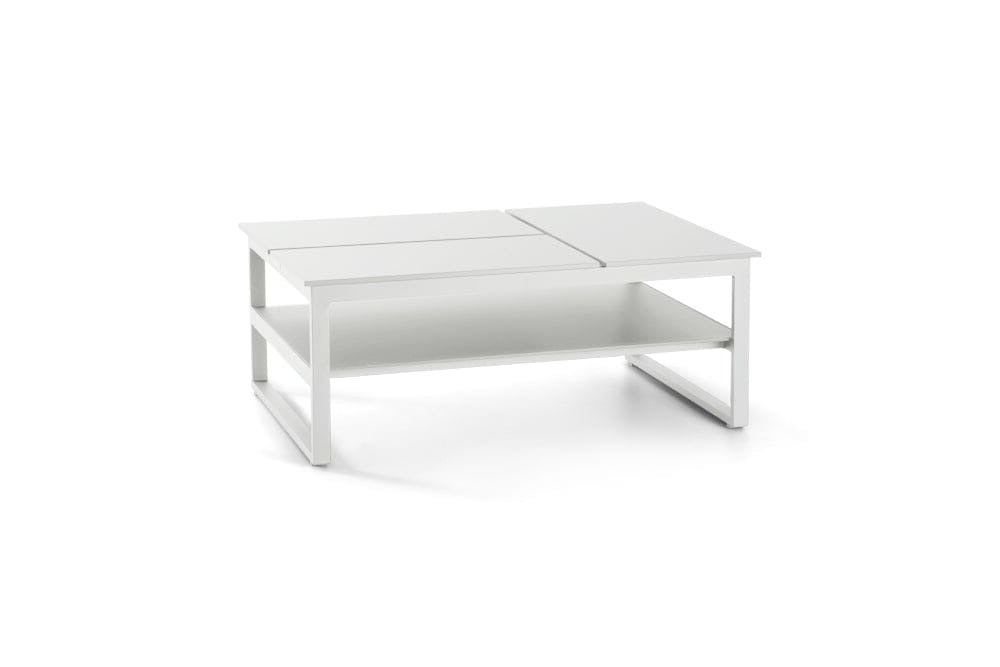 Hunn Miami Table basse à Plateaux relevables Multipositions 110x80cm H:43/63cm - 3 plateaux
