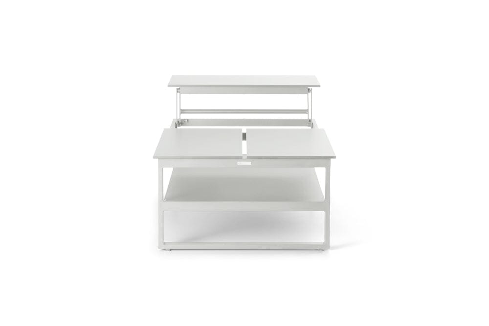 Hunn Miami Table basse à Plateaux relevables Multipositions 110x80cm H:43/63cm - 3 plateaux