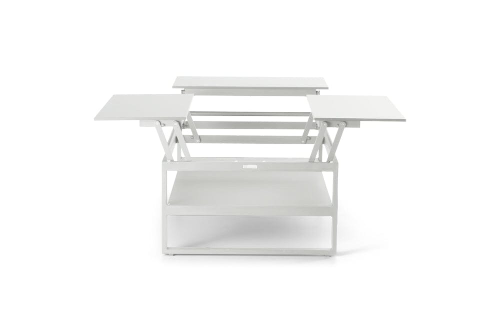 Hunn Miami Table basse à Plateaux relevables Multipositions 110x80cm H:43/63cm - 3 plateaux