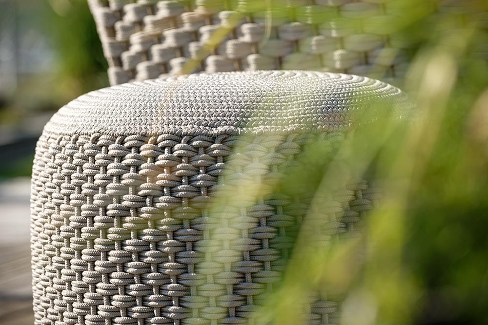 Hunn Palermo Pouf rond Ø50cm Petit