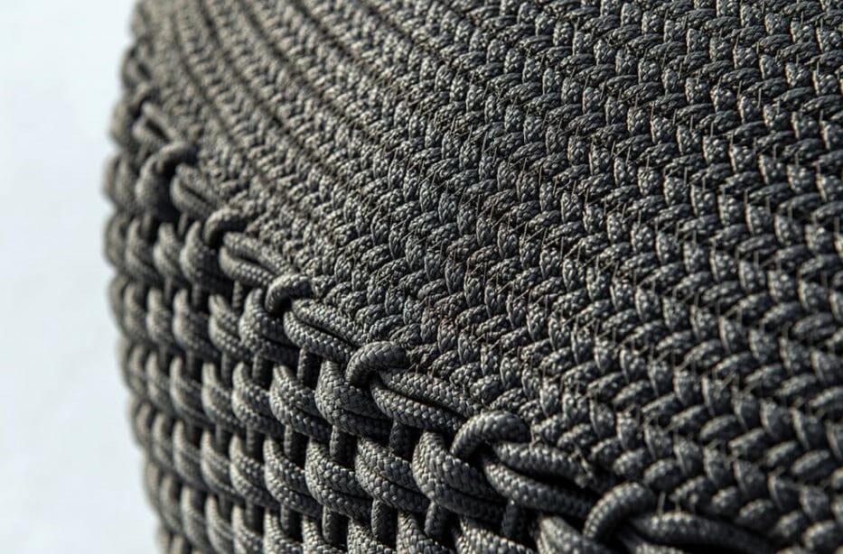 Hunn Palermo Pouf rond Ø50cm Petit