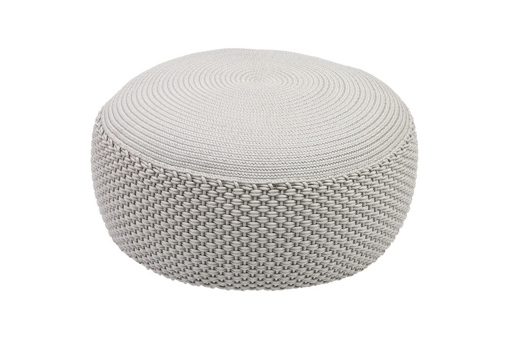 Hunn Palermo Pouf rond Ø80cm Grand Taupe