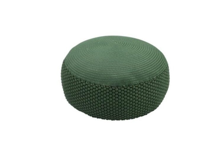 Hunn Palermo Pouf rond Ø80cm Grand Vert