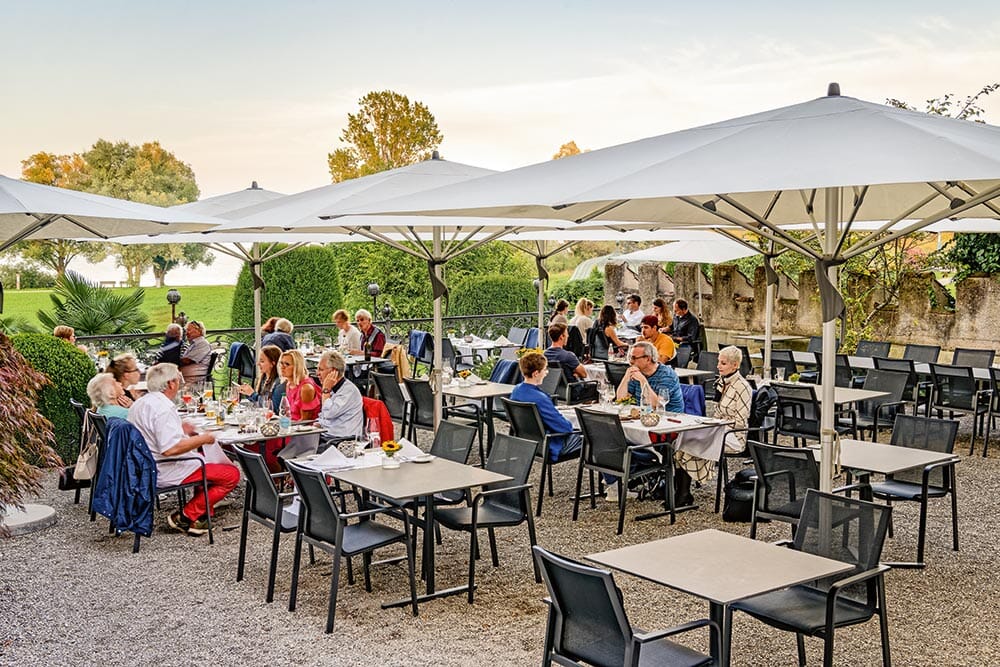 Hunn Porto Alumium Fauteuil repas avec toile