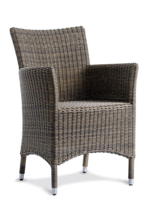Hunn Royal II Fauteuil repas Résine Tressée Summer Grass 4mm