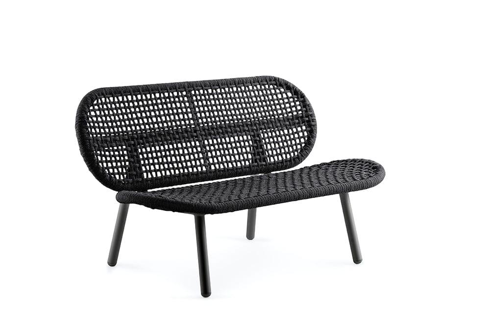 Hunn San Diego Banc 2 places avec cordes Anthracite avec cordes Anthracite