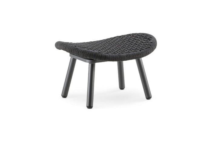 Hunn San Diego Repose-pieds /Tabouret avec cordes Anthracite avec cordes Anthracite