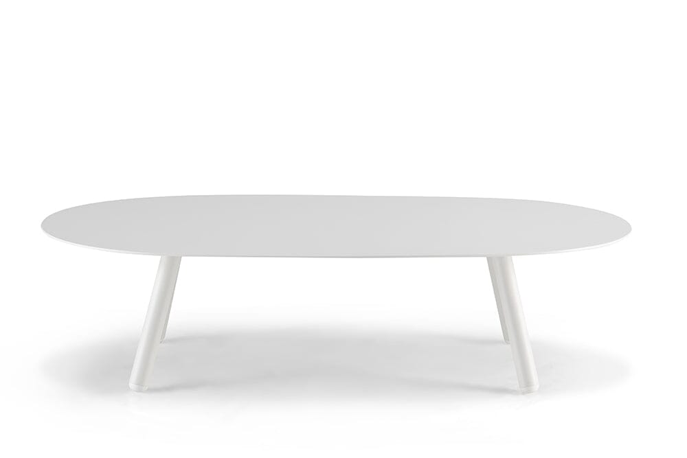 Hunn San Diego Table basse ovale alu 120x60cm h:30cm