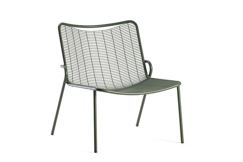 Hunn Vienna Fauteuil bas sans accoudoirs empilable Vert