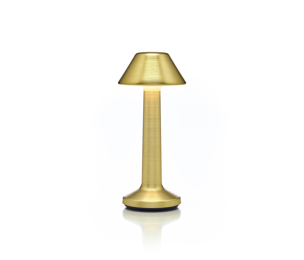 Imagilights Moments 2, Metal Skirt, Lampe sans fil avec télécommande et chargeur Yellow Gold