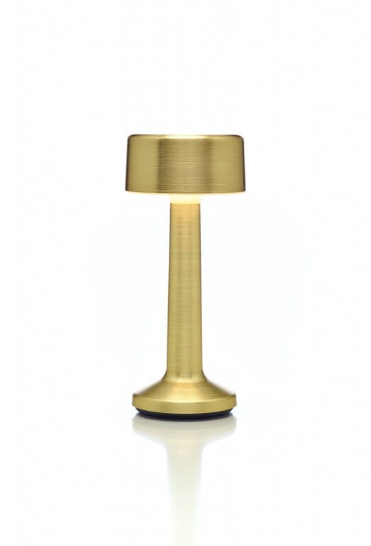 Imagilights Moments 3, Metal Cylinder, Lampe sans fil avec télécommande et chargeur Yellow Gold