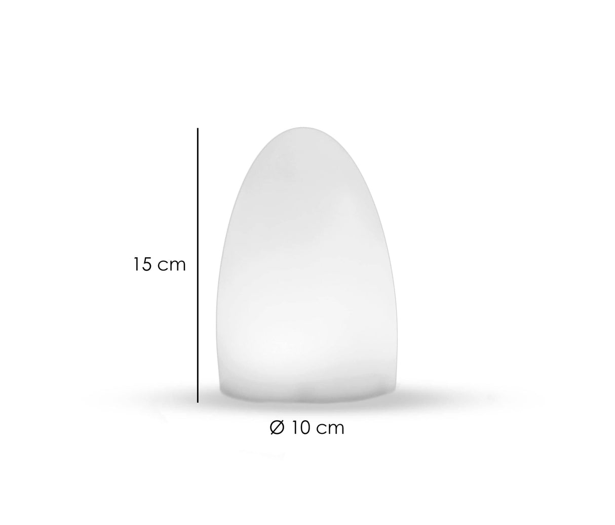 Imagilights Tebur Bullit, Lampe sans fil avec télécommande et chargeur