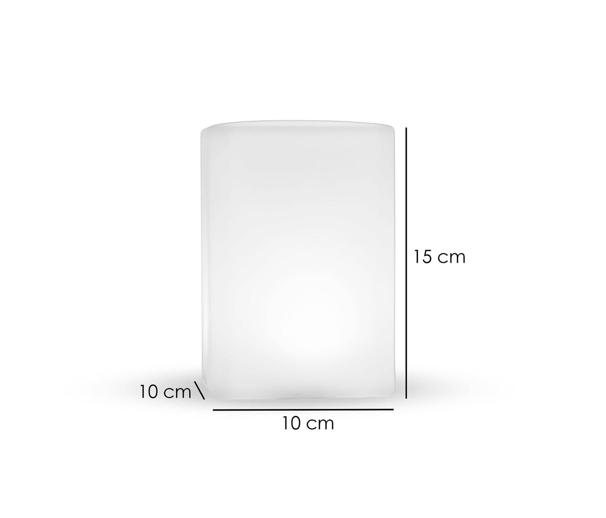 Imagilights Tebur Cubic, Lampe sans fil avec télécommande et chargeur