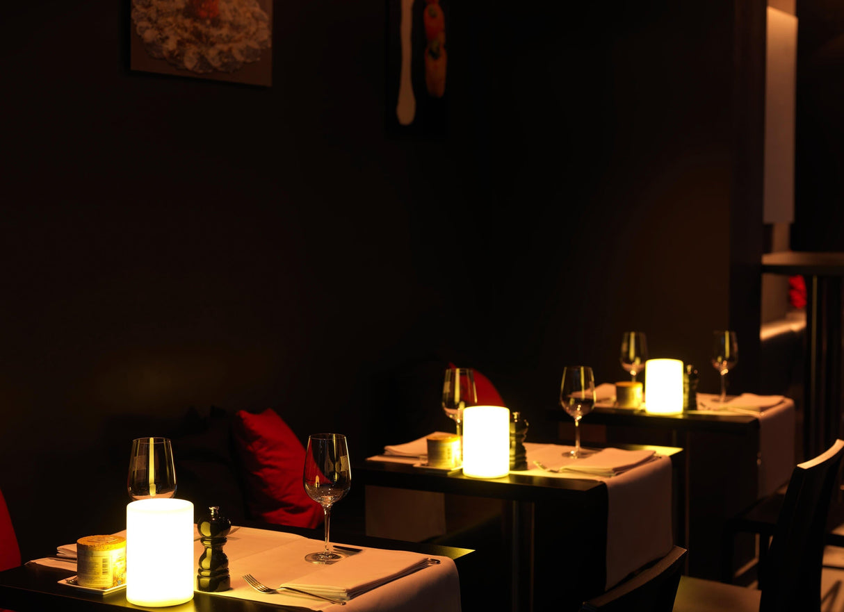 Imagilights Tebur Cubic, Lampe sans fil avec télécommande et chargeur