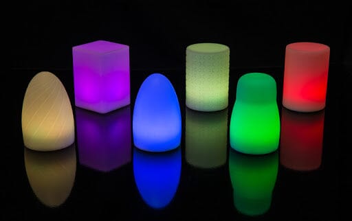 IMAGILIGHTS Tebur Cylindro, Lampe sans fil avec télécommande et chargeur
