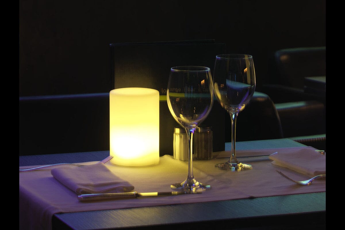 IMAGILIGHTS Tebur Cylindro, Lampe sans fil avec télécommande et chargeur