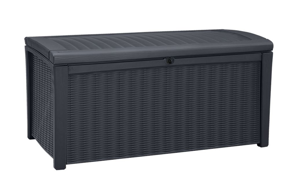 Keter Borneo Coffre de rangement 129x70cm H 62cm Anthracite