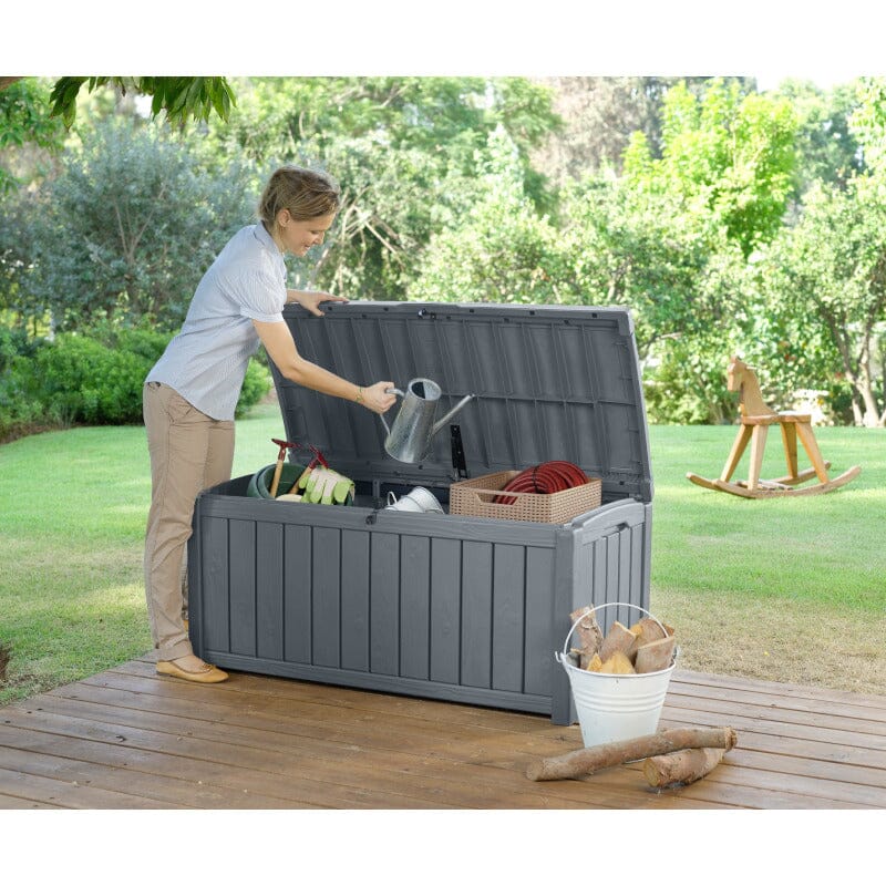 Keter Glenwood Box Coffre de rangement Banc 128x65cm H:61cm