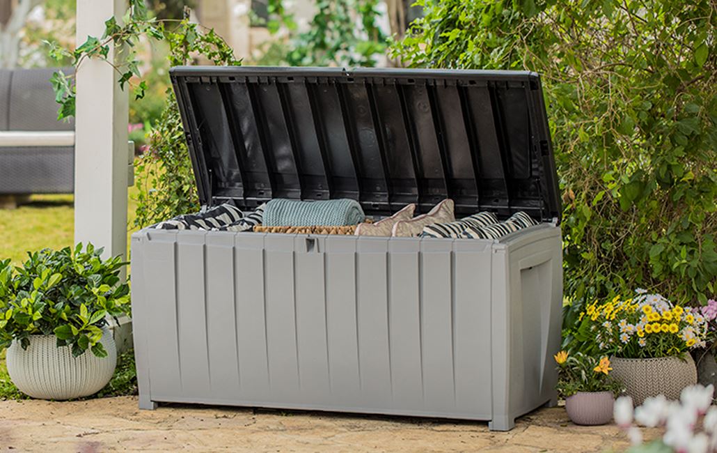 Keter Novel Coffre de rangement 125x55cm H 62.5cm