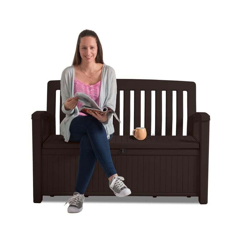 Keter Patio Banc Box Coffre de rangement 133x61cm H:89cm