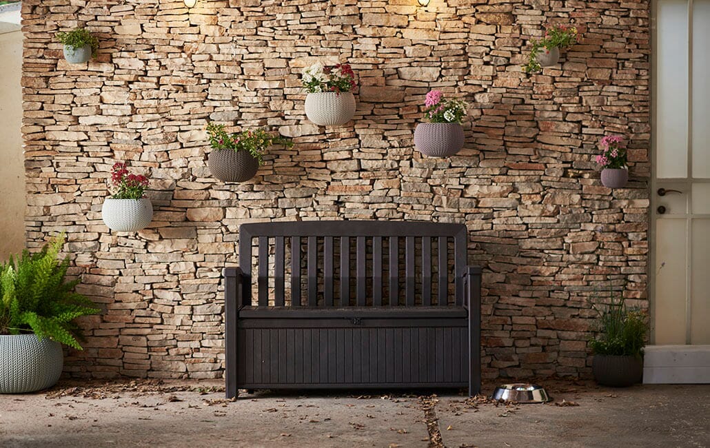 Keter Patio Banc de rangement 133x61cm H 89cm