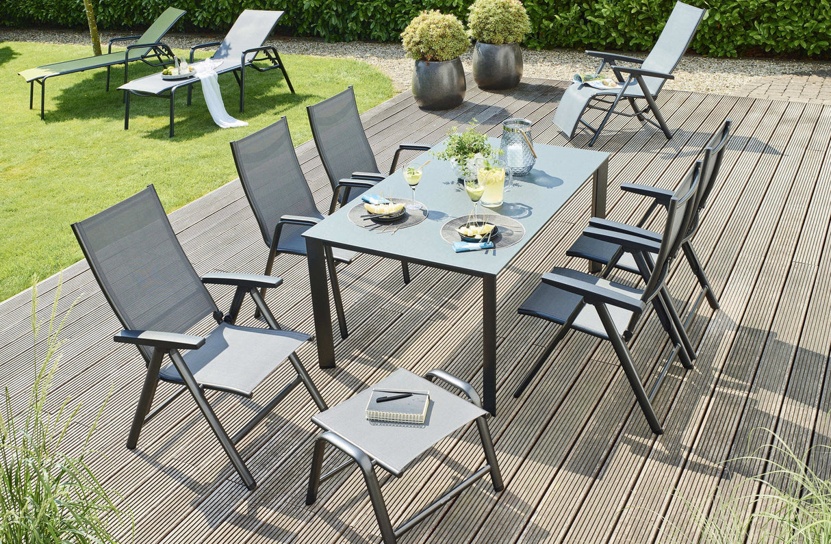 Kettler Edge Table 160x95cm avec Plateau céramique Dekton