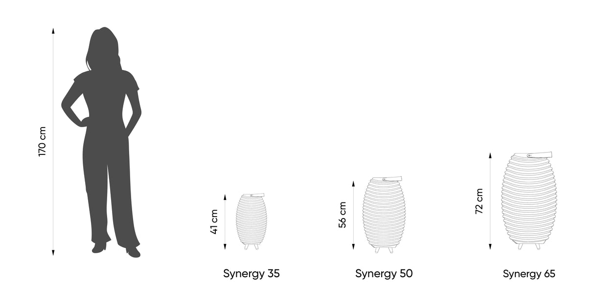 Kooduu Synergie 50 Lampe d'extérieur h:56cm