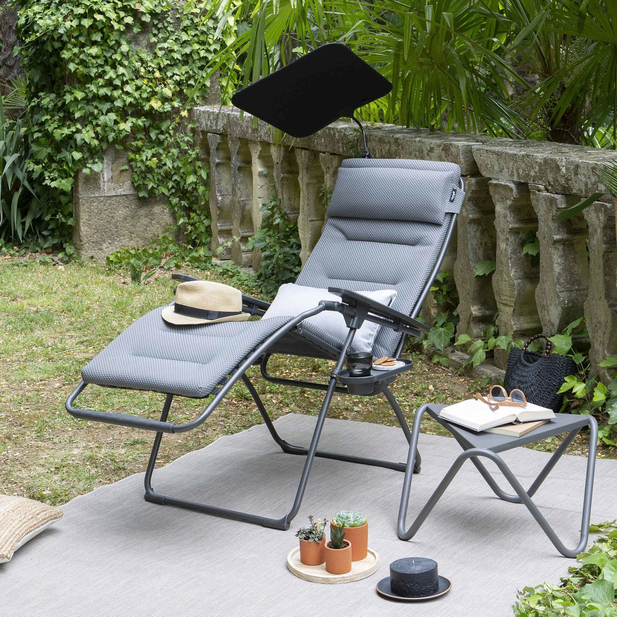 Lafuma Ombrelle Parasol pour Fauteuil Relax