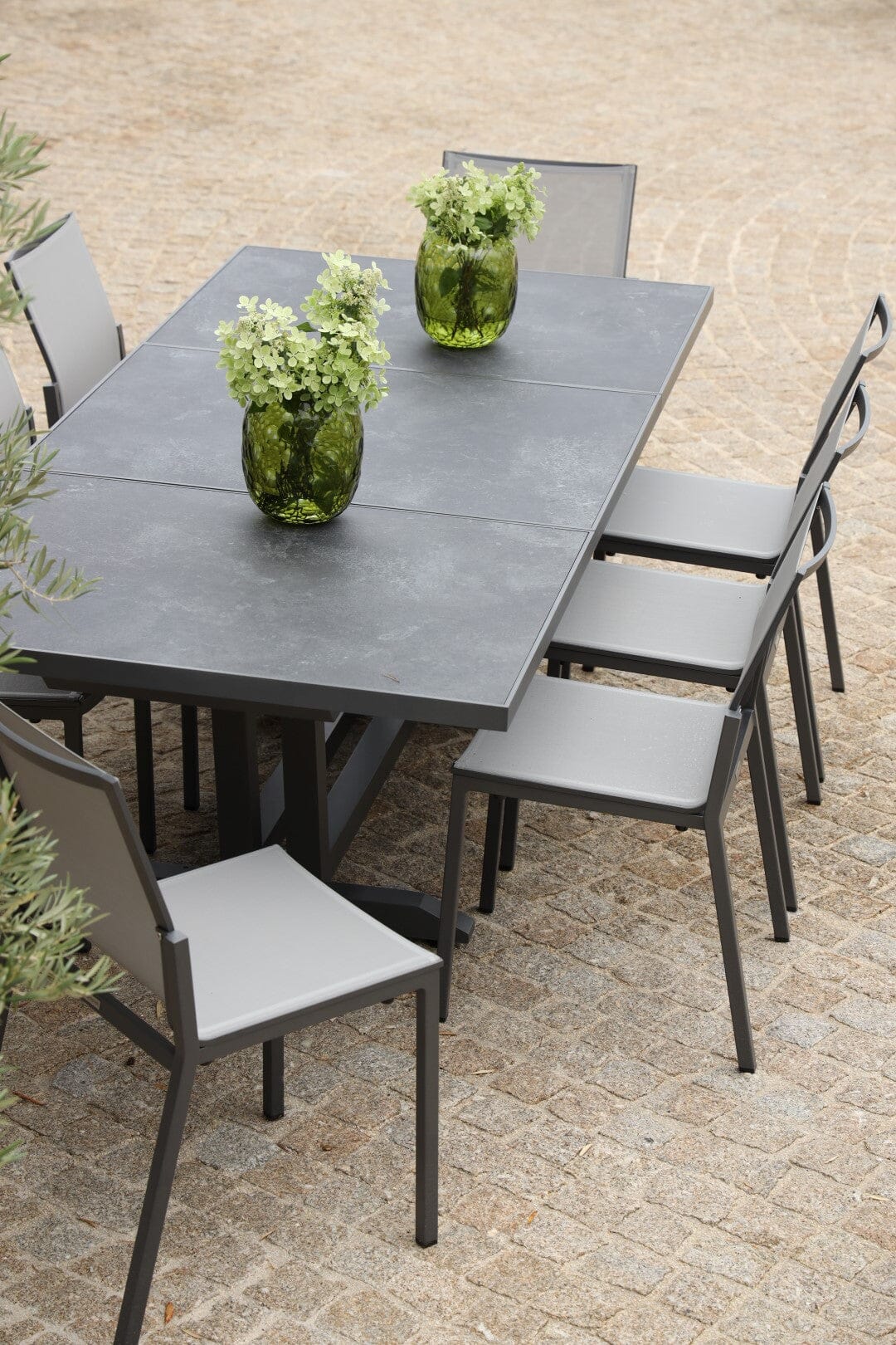 Les Jardins Amaka Lot de 3 plateaux en céramique