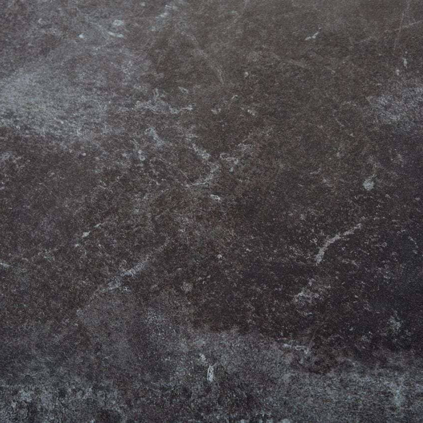 Les Jardins Amaka Lot de 3 plateaux en céramique Céramique Ardoise