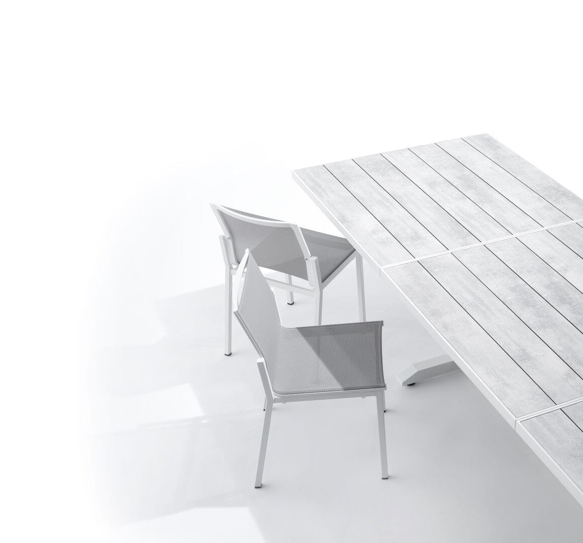 Les Jardins Amaka Table extensible 200/300x100cm