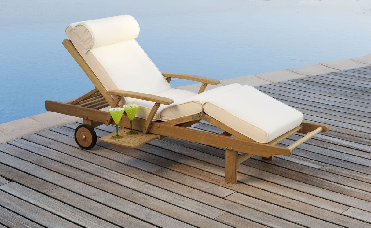 Les Jardins Azur Coussin bain de soleil articulé