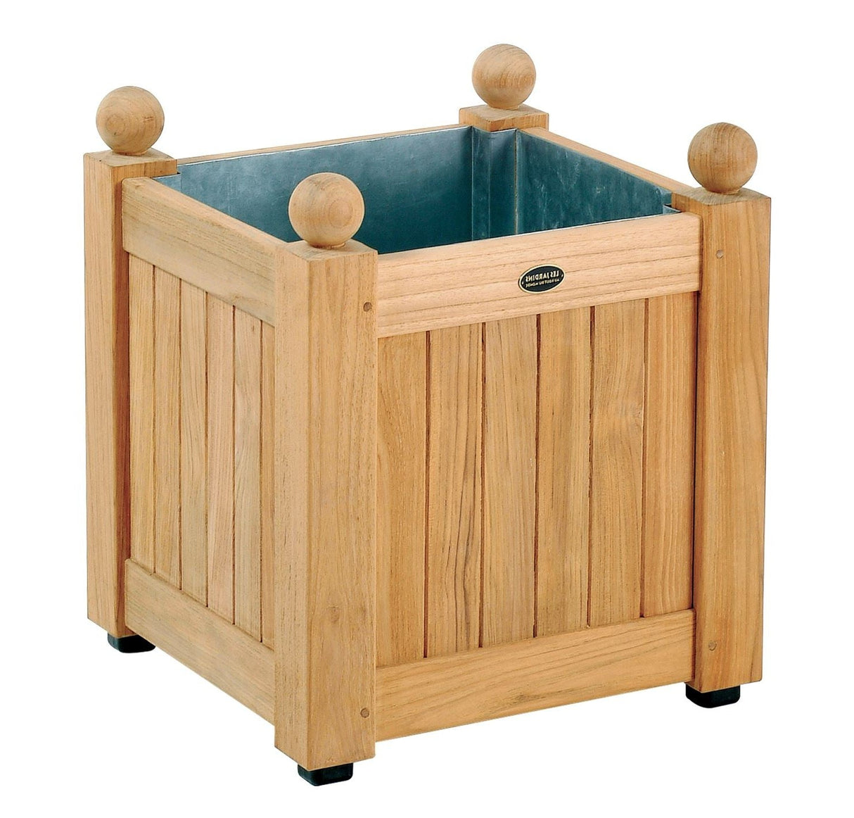 Les Jardins Bac à fleurs 60x60cm Teck